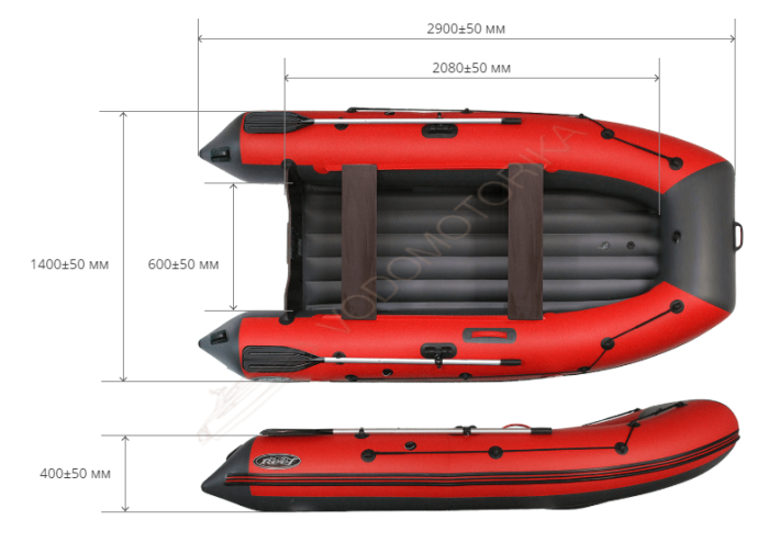 Лодка надувная REEF 290нд