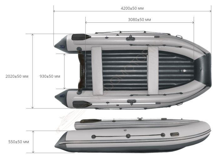 Лодка надувная REEF 420Fi НД Тритон