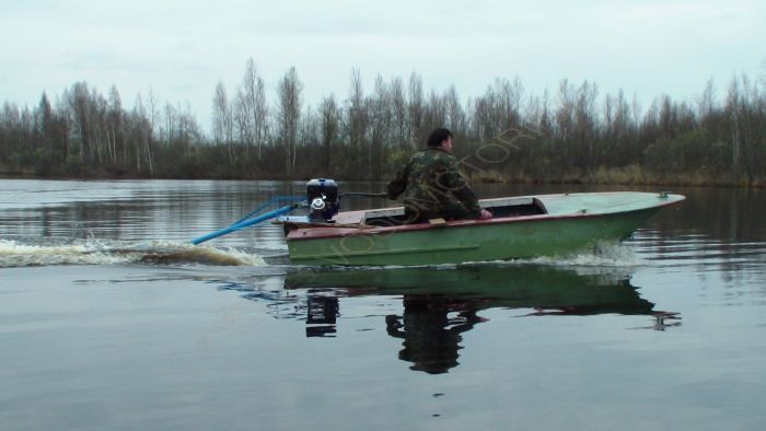 Подвесной лодочный мотор болотоход Bawad BWD 109 Long (GX270 Honda) 9 л.с.
